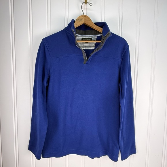Banana Republic Mens Quarter Zip Pullover Bundle Black And Blue Size Large - Picture 7 of 15